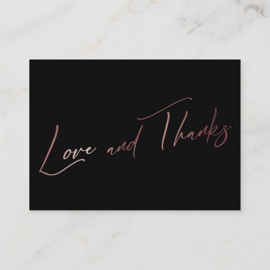 Laten we het hebben over Gifts Roos Gold Handwriti Informatiekaartje (Achterkant)