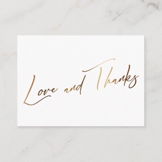 Laten we het hebben over gouden handschrift bruilo informatiekaartje (Achterkant)