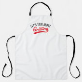 Laten we het hebben over grilling schort (Voorkant)