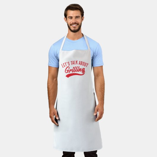 Laten we het hebben over grilling schort (Gedragen)