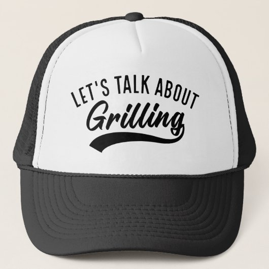 Laten we het hebben over grilling trucker pet (Voorkant)