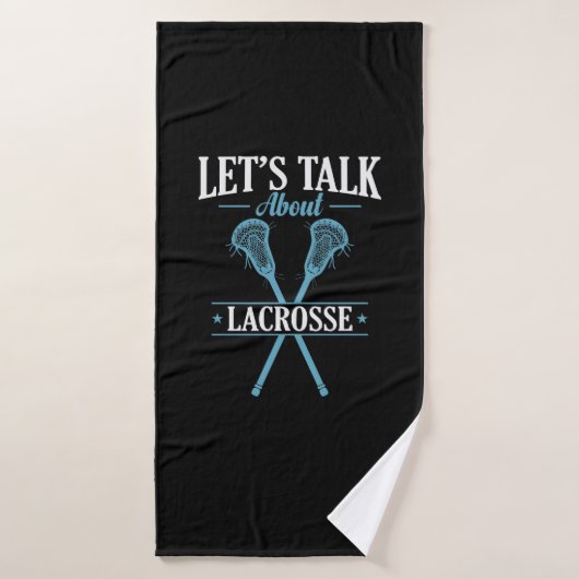 Laten we het hebben over Lacrosse Sport Mannschaft Badhanddoek (Badhanddoek)