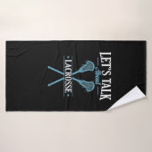 Laten we het hebben over Lacrosse Sport Mannschaft Badhanddoek (Badhanddoek)