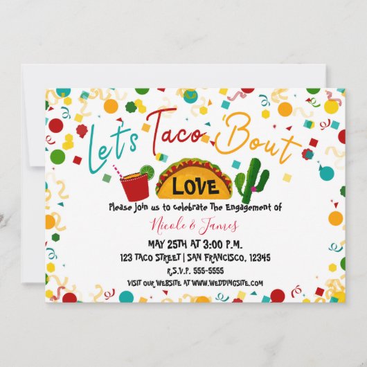 Laten we het hebben over liefdesbetrokkenheid Huwe Kaart (Voorkant)