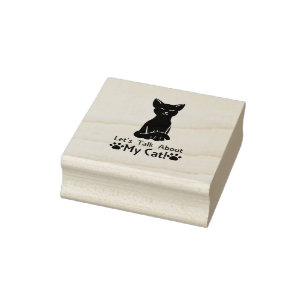 Laten we het hebben over mijn kat rubberstempel