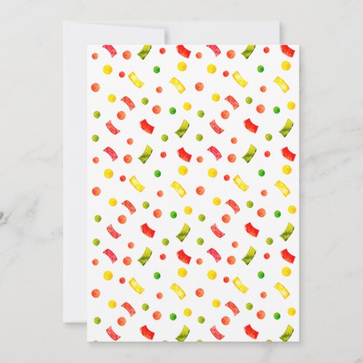 Laten we het hebben over New Home fiesta housewarm Kaart (Achterkant)