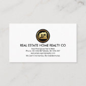 Laten we het hebben over onroerend goed huisvestin visitekaartje (Achterkant)