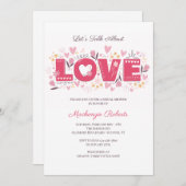 Laten we het hebben over uitnodigingen voor liefde (Voorkant / Achterkant)