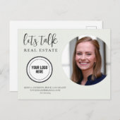 Laten we het hebben over vastgoed briefkaart (Voorkant / Achterkant)