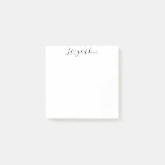 Laten we het Inspirerend laten maken Post-it® Notes (Voorkant)