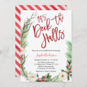 Laten we het kerstfeest Vrijgezellenfeest van de z Kaart (Voorkant / Achterkant)