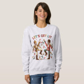 Laten we het kerstsweatshirt van Lit Nutcrackers k Trui (Voorkant volledig)