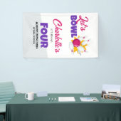 Laten we het Kinder verjaardagsfeestje van Bowling Spandoek (Beurs)