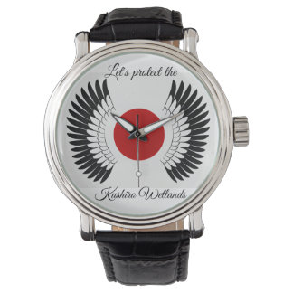 Laten we het Kushiro-moeras beschermen! Heren horl Horloge