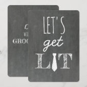 Laten we het leuk maken Funny Groomsman Kaart (Voorkant / Achterkant)