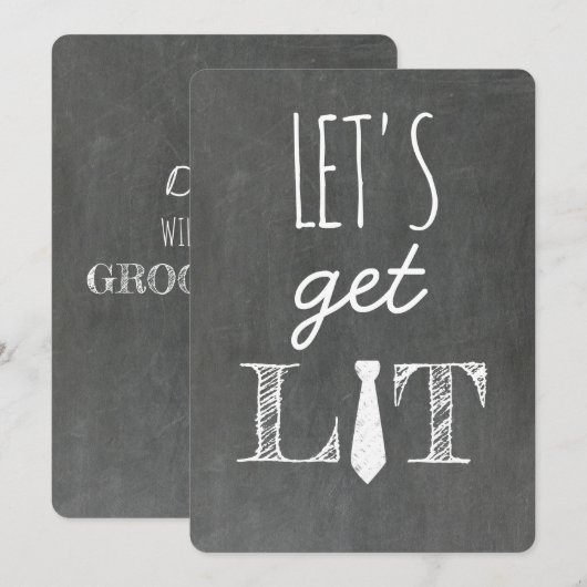 Laten we het leuk maken Funny Groomsman Kaart (Voorkant / Achterkant)