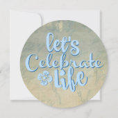 Laten we het leven vieren kaart (Voorkant)