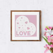 Laten we het Liefde noemen. Perfect Poster