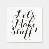 Laten we het maken ・ Craft Party Servetten (Voorkant)