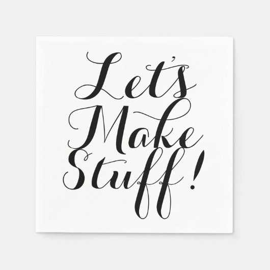 Laten we het maken ・ Craft Party Servetten (Voorkant)