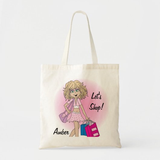 Laten we het meisje kopen! tote bag (Voorkant)