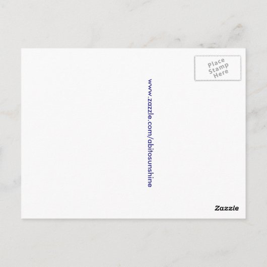 Laten we het niet vergeten: dank je wel briefkaart (Achterkant)