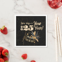 Laten we het nieuwjaarsfeest Glamorous Black luide