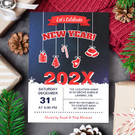 Laten we het nieuwjaarsfeest vieren kaart