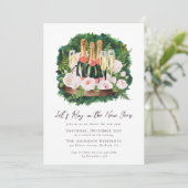 Laten we het nieuwjaarsfeest vieren kaart (Staand voorkant)