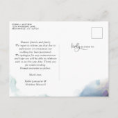 Laten we het nog een keer proberen, Plannen gewijz Aankondigingskaart (Achterkant)