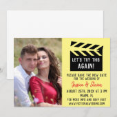 Laten we het nog eens proberen, grappige uitnodigi kaart (Voorkant / Achterkant)