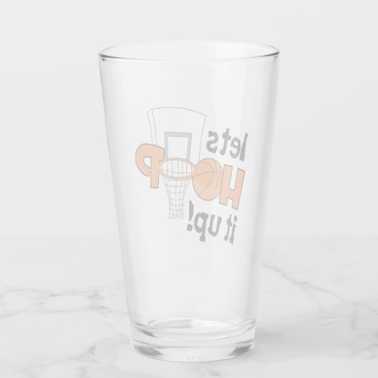 Laten we het omhoog houden glas (Achterkant)