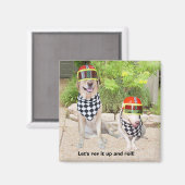 Laten we het opfrissen en rollen! magneet (Voorkant / Achterkant)