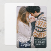 Laten we het opnieuw proberen uitstelkaart kaart (Voorkant / Achterkant)