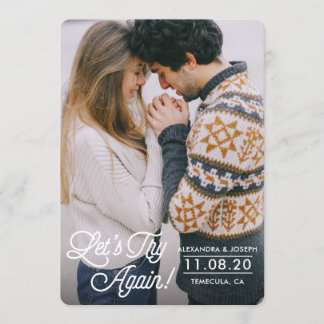 Laten we het opnieuw proberen uitstelkaart kaart