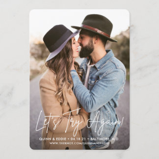 Laten we het opnieuw proberen Uitstelkaart Kaart