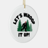 Laten we het opzwellen kerst squatchy Ornament (Rechts)