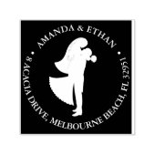 Laten we het over de bruiloft hebben  zelfinktende stempel (Design)