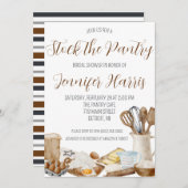 Laten we het Pantry Kitchen Theme Vrijgezellenfees Kaart (Voorkant / Achterkant)