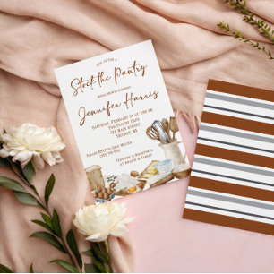 Laten we het Pantry Kitchen Theme Vrijgezellenfees Kaart