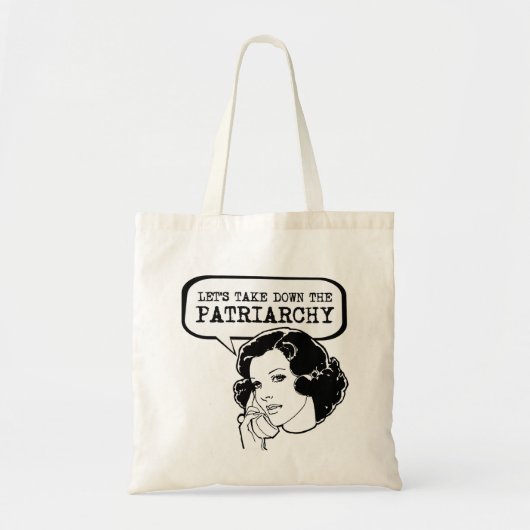 Laten we het Patriarchaat neerhalen Tote Bag (Voorkant)