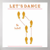 Laten we het Poster Foxtrot dansen (Voorkant)