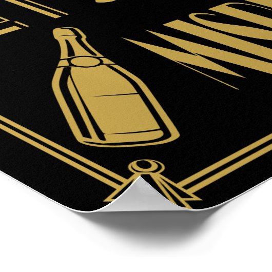 Laten we het Poster van een misdadige partij afdru (Hoek)