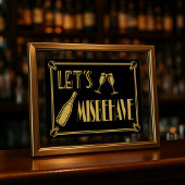 Laten we het Poster van een misdadige partij afdru