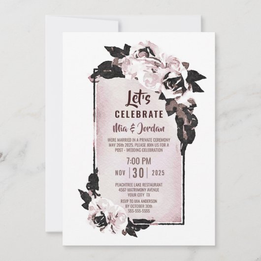 Laten we het Roos van de mosterd vieren. Kaart (Voorkant)