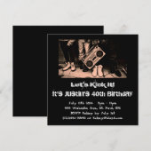 Laten we het 's avonds uitnodigen kaart (Voorkant / Achterkant)