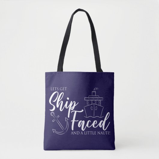Laten we het schip nautisch onder ogen zien tote bag (Voorkant)