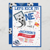 Laten we het schoppen Kleine Rookie Voetbal 1e Ver Kaart (Voorkant / Achterkant)