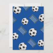 Laten we het schoppen kleine Rookie Voetbal Verjaa Kaart (Achterkant)