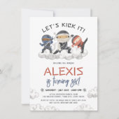 Laten we het schoppen Ninja Warrior Martial Arts V Kaart (Voorkant)